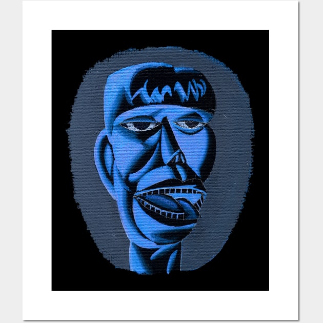 ugly face krule tshirt Wall Art by rollinvid